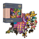 Trefl - Woodcraft Colorful Cat - Puzzels - +12 - TRF20148
