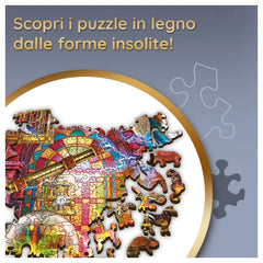 Trefl - 1000 Stukjes Puzzel - Puzzels - 14 - Woodcraft Magic Room - TRF20146