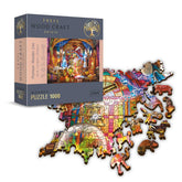Trefl - 1000 Stukjes Puzzel - Puzzels - 14 - Woodcraft Magic Room - TRF20146