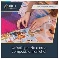 Trefl - 1500 Stukjes Puzzel UFT - Romantische Zonsondergang Oia, Santorini - 14+ - TRF26195