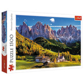 Trefl - 1500-Piece Puzzle - Val di Funes, Dolomites, Italy - Puzzles Age +14 - TRF26163