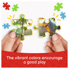Trefl - 160-Piece Puzzle - Clash of the Tyrannosaurus Rex - Puzzles Age +6 - TRF15360