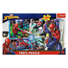 Trefl - 160-Piece Puzzle - Spider-Man to the Rescue - Puzzles Age +6 - TRF15357