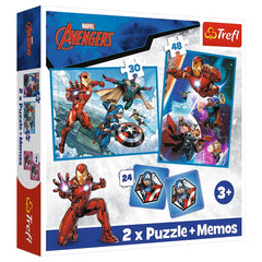 Trefl - 2 Puzzels in 1 + Memos - Puzzels - 3 - TRF93333