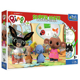 Trefl - 24-Piece Maxi Double-Sided Puzzle - Bing Bing and Friends - Puzzles Age +3 - TRF41003