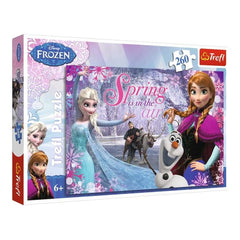 Trefl - 260-Piece Puzzle - Frozen Love in the Land of Ice - Puzzles Age +6 - TRF13195