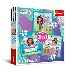 Trefl - 3 Puzzels in 1 - Puzzels - 3 - TRF34871