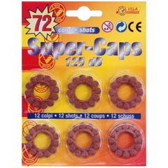 Villa - Super Caps Blister-12-Shots-125-dB - Speelgoed-Wapens-Gadgets
