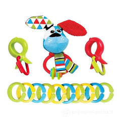 Yookidoo - Clips, Rattle 'N' Links Hondenspeelgoed Set - Baby Activiteitenspeelgoed - 0M - YKD40152