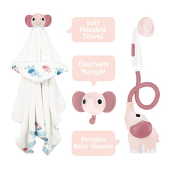 Yookidoo - Elephant Baby Shower Gift Set - Bad Speelgoed - 0 - 18 Maanden - YKD40228