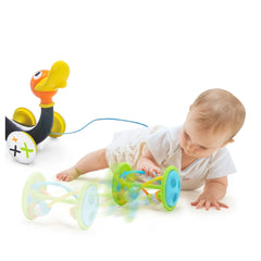 Yookidoo - Pull Along Whistling Duck - Push & Pull Toys - 12 Maanden+ - YKD40129