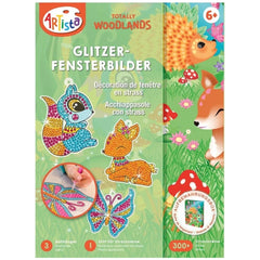 ARTISTA Glitter Window Picture set for kids - creative arts and crafts with sparkling designs.