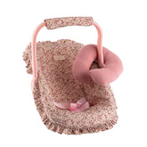 Floral doll pram with pink neck cushion from ASI Dolls' Martina Collection.