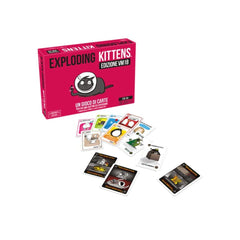 Asmodee - Exploding Kittens VM18 - Bordspellen - +18 - Leuk voor Volwassenen - STR8661 - Italiaanse Editie