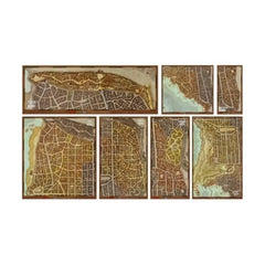 Asmodee - Waterdeep Mappe dei Quartieri - Bordspellen - +12 - STR4030 - Italiaanse Editie