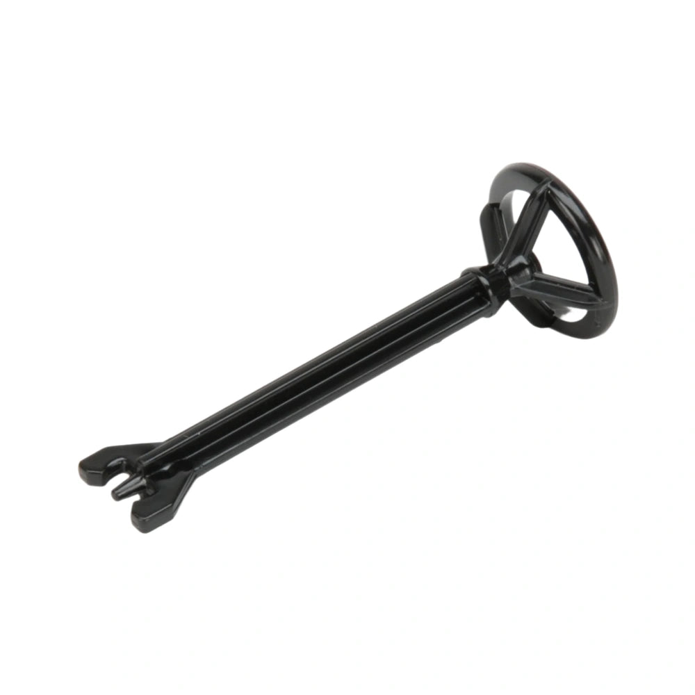 Black Bruder steering column accessory for toy vehicle models, featuring realistic design details.