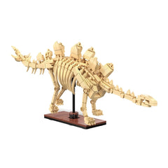 Cada Dinosaur Fossil Stegosaurus construction set features detailed bone structure, spikes, legs, and head with teeth and eye