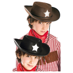 Carnival Toys - Cowboyhoed Voor Kinderen Perfect Voor Creatief Spel En Rollenspel Avonturen - Doe-Vakmanschappen En Rollenspel