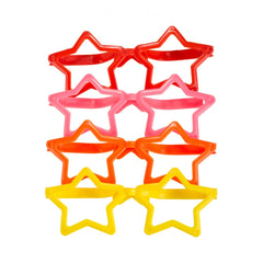 Carnival Toys - Gigantische Sterrenbrillen Voor Leuke Verkleedspellen In Assortiment Kleuren - Doen alsof Beroepen En Rollenspellen