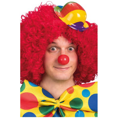 Carnival Toys - Mini Geschilderde PVC Bolhoed Voor Verkleedplezier En Indringend Spel - Doen alsof Beroepen En Rollenspel