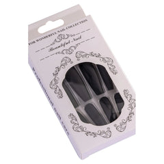 Carnival Toys - Set Lange Zwarte Nagels - Doen alsof Beroepen & Rollenspel