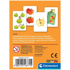 Clementoni - 7 E Mezzo Card Games - Italian Edition