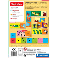 Clementoni - Domino-Numbers-and-Animals - Board-Games
