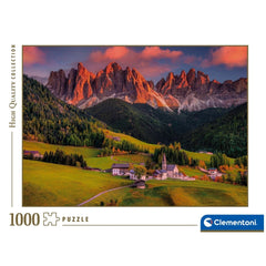 Clementoni High Quality Collection - Val Di Funes Magical Dolomites 1000 Pcs Puzzle