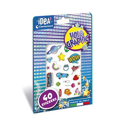 Clementoni Idee - 40 Holo Graphic Stickers