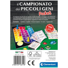 Clementoni - Het-Kampioenschap-van-de-kleine-Genieën-Pocket - Bordspellen
