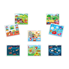 Clementoni - Mijn Eerste Sapientino Iedereen Op De Boerderij Baby Activiteitenspeelgoed - Italiaanse Editie