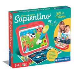 Clementoni - Mijn Eerste Sapientino Iedereen Op De Boerderij Baby Activiteitenspeelgoed - Italiaanse Editie