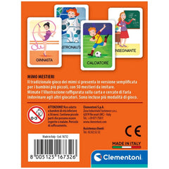 Clementoni - Mimo Mestieri Kaartspellen - Italiaanse Editie