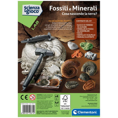 Clementoni Scienza E Gioco Lab - Fossielen en Mineralen Speelsets