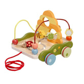 EICHHORN Bee Happy Pullalong Wagon features a colorful wooden design with a bee, balls, and a pull string for children's play