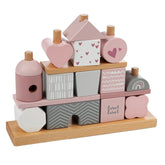 Label-Label - Stapelblokken Huis - Sorteer- en Stapelspeelgoed