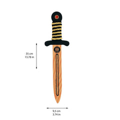 Liontouch - WoodyLion Mini Sword · Gold/Black - The WoodyLion Line - Pretend Professions & Role Playing
