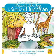 MACRO JUNIOR book cover features a person in meditation on glossy paper, with vibrant colors and bold text on a light blue ba