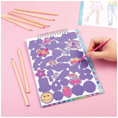 Maak het Echt - Modeontwerp Schetsboek Kunst Groovy Vibes - Kunst & Ambachten