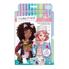 Maak het Echt - Modeontwerp Schetsboek Pretty Kitty - Kunst & Ambachten