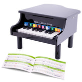 New Classic Toys - Grand Piano - 18 Keys - Black - Musical Instruments