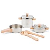 New Classic Toys - Metal Pan Set - Pretend Professions & Role Playing