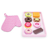 New Classic Toys - Zoete Traktaties Set Met Ovenwant - Doen alsof Beroepen & Rollenspel