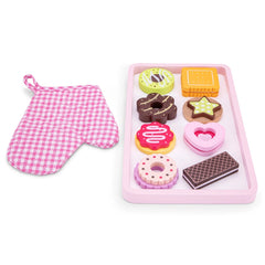 New Classic Toys - Zoete Traktaties Set Met Ovenwant - Doen alsof Beroepen & Rollenspel