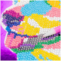 Diamantiny Level Up Paint By Numbers kit with a glossy plastic finish, displayed in a close-up centered view.