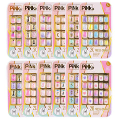 Nice - Pinkit Press-On Nagels Make-up Set - Make-up