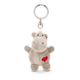 NICI - Key-Friends-Grey-Hippo-Keyholder-Keychains