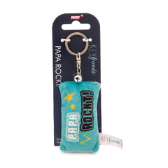 NICI - Key-Friends-Papa-Rockt-Sleutelhanger-Mini-Pluche-Kussen