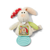 NICI - My First NICI Teething Ring Bunny Tilli 16 Cm - Pacifiers-Teethers