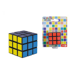 Noris Tricky Cube puzzle set featuring a standard Rubiks Cube and a colorful Tricky Cube, both in branded packaging.